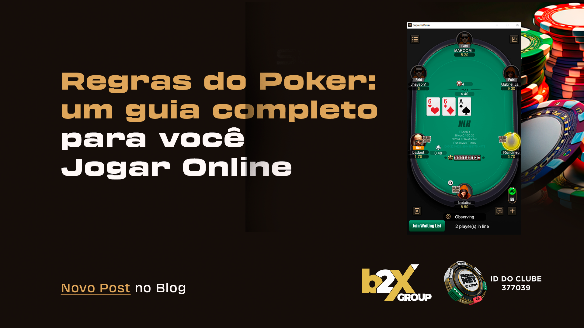 Read more about the article Regras do Poker: um guia completo para jogar online